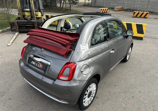 Fiat 500 cena 24900 przebieg: 41900, rok produkcji 2017 z Jelenia Góra małe 301